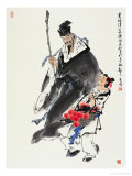 Poet Dongpo with Some Lychees reproduction procédé giclée par Wang Kae