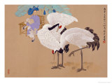 Appreciating the Cranes reproduction procédé giclée par Wang Kae