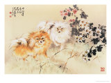 Cute Dogs Lámina giclée por Wong Luisang Cute Dogs Lámina giclée por Wong Luisang