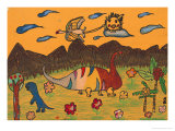 Animal's Paradise Lámina giclée por Qiu Xiaoyong Animal's Paradise Lámina giclée por Qiu Xiaoyong