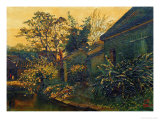 Backyard of a Farm House Reproduction procédé giclée par Ding An