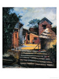 Courtyard Acitivity Reproduction procédé giclée par Ding An