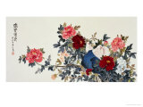Song Birds in the Branches Giclee-trykk av Lu Bisa Song Birds in the Branches Giclee-trykk av Lu Bisa