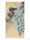Blue Peacock Lámina giclée por Lu Bisa Blue Peacock Lámina giclée por Lu Bisa