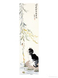 Cat in Summer Giclee-trykk av Lu Bisa Cat in Summer Giclee-trykk av Lu Bisa