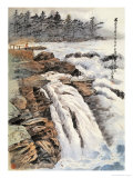 Roaring Rapids Giclee-trykk av Lu Bisa Roaring Rapids Giclee-trykk av Lu Bisa