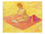 Sun Bath reproduction procédé giclée par Wang Kae
