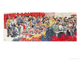 Busy Market in Spring 3 Giclee Print by Wang Kae