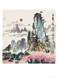 Reach the Mountain Top Reproduction procédé giclée par Lv Jiashu