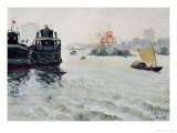 March of Pearl River Reproduction procédé giclée par Ding An