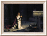 La veillée, 1884 Framed Canvas Transfer par John Pettie