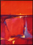 Roter Horizont Poster von Peter Wileman