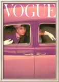 Couverture de Vogue, Fuchsia d'automne, 1957 Affiches par Norman Parkinson
