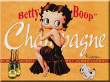 Betty Boop Plaque en métal