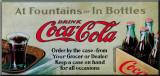 Coca Cola Plaque en métal