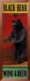 Black Bear Wine and Beer Prints by Penny Wagner