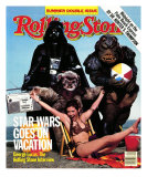 Cast of Return of the Jedi, Rolling Stone no. 400/401, July 1983 Impressão fotográfica por Aaron Rapoport