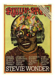 Stevie Wonder, Rolling Stone no. 189, June 1975 Photographic Print by Milton Glaser