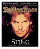 Sting, Rolling Stone no. 519, February 1988 Photographic Print by Matt Mahurin