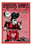 Zap Comix Mouse, Rolling Stone no. 17, September 1968 Photographic Print by Rick Griffin