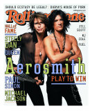Steven Tyler and Joe Perry, Rolling Stone no. 867, April 2001 Photographic Print by Mark Seliger
