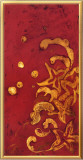 Red Shinwa II Framed Canvas Transfer par Jennifer Perlmutter