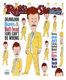 Beavis and Butthead , Rolling Stone no. 678, March 1994 Photographic Print by Mike Judge