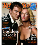 Quentin Tarantino and Uma Thurman, Rolling Stone no. 947, April 2004 Photographic Print by Albert Watson