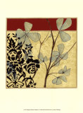 Burgundy Blossom Tapestry IV Posters par Jennifer Goldberger