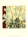 Burgundy Blossom Tapestry III Affiches par Jennifer Goldberger