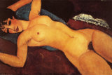 Reclining Nude Art by Amedeo Modigliani