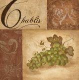 Chablis Grapes Posters by Eugene Tava