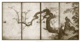 Cherry Blossoms and Pheasant Poster