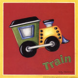 Train Prints by Kathy Middlebrook