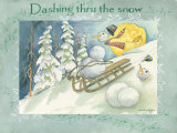 Dashing Thru the Snow Prints by Anita Phillips