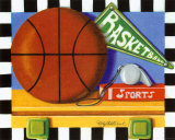 Basketball Kunstdrucke von Kathy Middlebrook