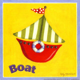 Boat Poster von Kathy Middlebrook