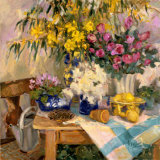 Fresh Flowers II Poster by Allayn Stevens