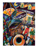 Relief & All That Jazz Giclee Print by Angel Turner Dyke