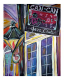 Can Can Jazz Club Giclee Print by Angel Turner Dyke