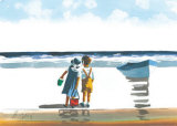 Memories on the Shore II Art by Irene Celic