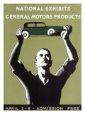 General Motors National Car Show Poster Giclee Print
