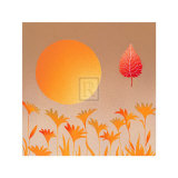 Harvest Moon I Poster by Sophia Sanchez