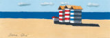 Dinghy and Shack I Prints by Irene Celic