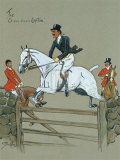 The Cut-Em-Down Captain Giclee Print by Snaffles 