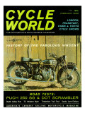 1963 Cycle World Vincent HRD Poster Lámina giclée 1963 Cycle World Vincent HRD Poster Lámina giclée