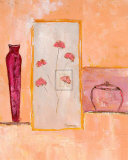 Composition aux Fleurs Rose Print by Michael Gamracyj