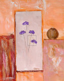Composition aux Fleurs Pourpre Prints by Michael Gamracyj