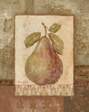 Rustic Pears I Print by Pamela Gladding