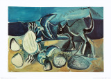 Cat and Crab on the Beach, 1965 Affiches par Pablo Picasso